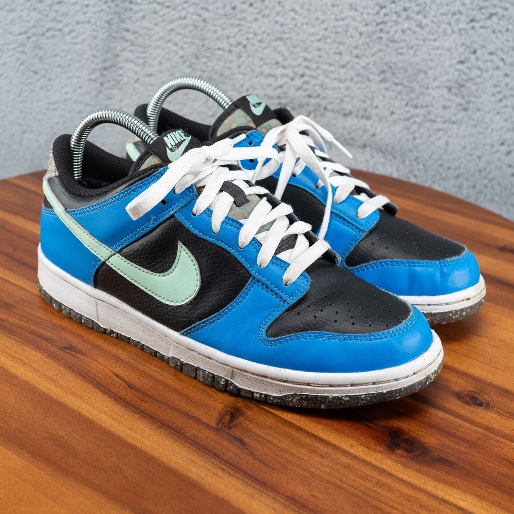 Nike Dunk Low Crater Blue Black (GS) (2021) Size 7Y DS, DR0165-001